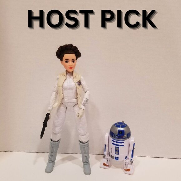 Star Wars Princess Leia Organa Doll and R2-D2 Action Figure, EUC       HOST PICK - Picture 1 of 14